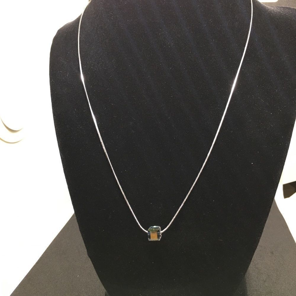 Crystal Cube Necklace‎ 